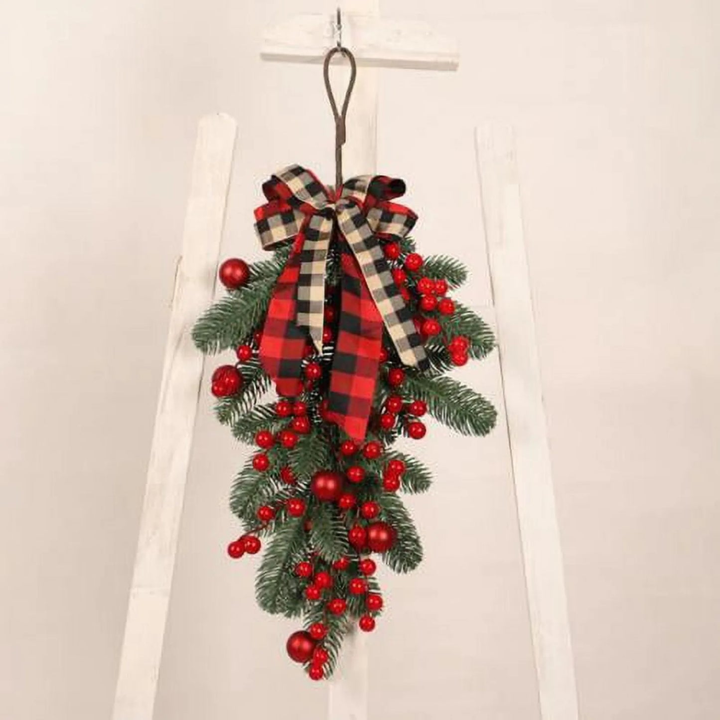 Christmas Decorations Wreaths Pendants Christmas Bows Garden And Courtyard Decorations Xmas Home Decor Adorn New year Lease