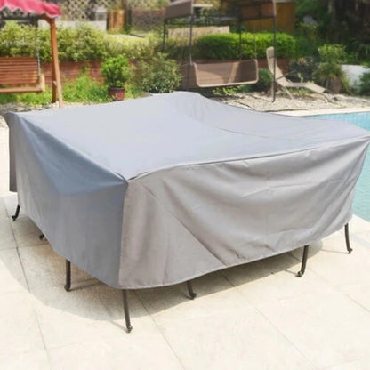 1 Piece Garden Furniture Cover Waterproof And Windproof Uv 210D Oxford Cloth Protective Cover For Garden Table