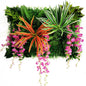 Wedding Party Decoration Artificial Flowers Wisteria Rose Decor Background Wall Hanging  Panel