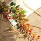 Artificial Flower Bunch Wedding Party Table Decoration Dry Flowers Bouquet Home DIY Christmas Berry Fake Flowers