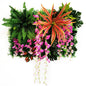 Wedding Party Decoration Artificial Flowers Wisteria Rose Decor Background Wall Hanging  Panel