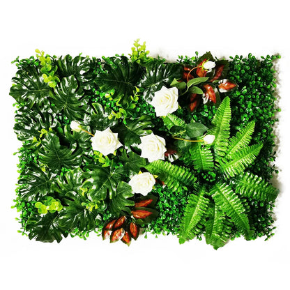 Wedding Party Decoration Artificial Flowers Wisteria Rose Decor Background Wall Hanging  Panel