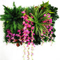 Wedding Party Decoration Artificial Flowers Wisteria Rose Decor Background Wall Hanging  Panel