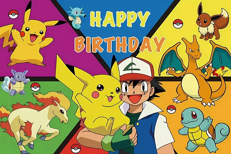 Pokemon Party Decorations Girls Party Pink Tableware Set Plate Cup Napkin Tablecloth Baby Shower Kids Birthday Party Supplies