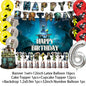 Game L-Little Nightmaresd 3 Birthday Party Decorations Balloons Banner Cake Topper Anime Backdrop Halloween Decor Kids Gifts