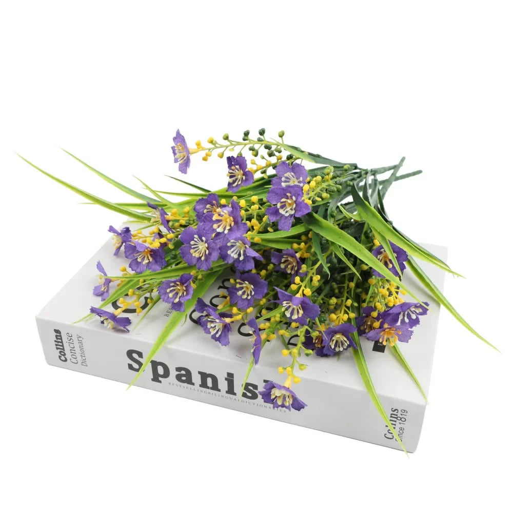 Wedding Decoration Bouquet Artificial Flowers For Home Room Wall Desk Decor Plants Party Ornament Decorate