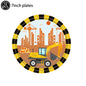 Construction Truck Balloons Excavator Cement Truck Forklift Crane Foil Balloon Kid Boys Birthday Party Construction Theme Decors