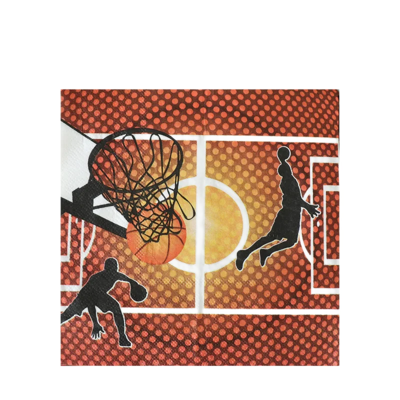 Basketball Theme Party Decorations  Disposable Tableware Set Baby Shower Favor Balloon Banner Tablecloth Kids Party Supplies