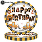 Construction Truck Balloons Excavator Cement Truck Forklift Crane Foil Balloon Kid Boys Birthday Party Construction Theme Decors