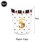 Casino Party Decoration Dice Balloon Lucky 7 Foil Balloon Latex Poker Balloons Casino Poker Party Las Vegas Wedding Decorations
