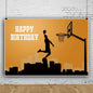 Basketball Theme Party Decorations  Disposable Tableware Set Baby Shower Favor Balloon Banner Tablecloth Kids Party Supplies