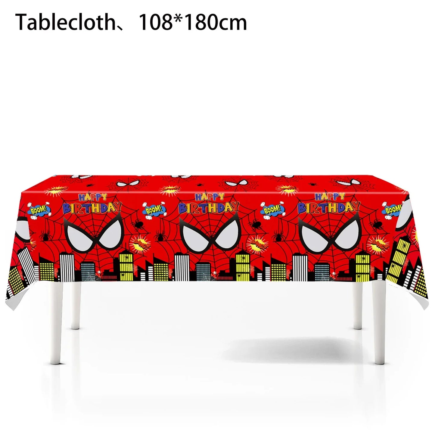 Tablecloth Decorations Spiderman Birthday Party Supplies Spider And His Amazing Friends Table Cover Baby Shower for Kids Gifts