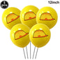 Construction Truck Balloons Excavator Cement Truck Forklift Crane Foil Balloon Kid Boys Birthday Party Construction Theme Decors