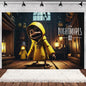 Game L-Little Nightmaresd 3 Birthday Party Decorations Balloons Banner Cake Topper Anime Backdrop Halloween Decor Kids Gifts