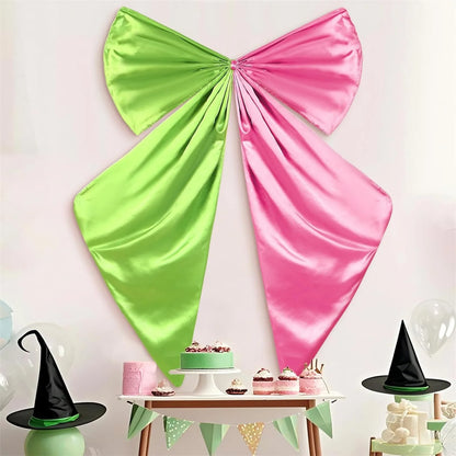 Party Decoration 26 X 41 Giant Bow Decor  With Green Party Photo Booth Halloween Decorations декор для комнаты	Home Decor