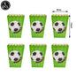 Soccer Theme Disposable Tableware Set Paper Plates Cups Napkins Tablecloth Boys Sports Football Birthday Party Decor Supplies