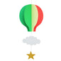 Wedding/birthday Party Decoration Supplies 3D Hanging Decorations Love Hot air Balloons Cloud Display Window Pendants