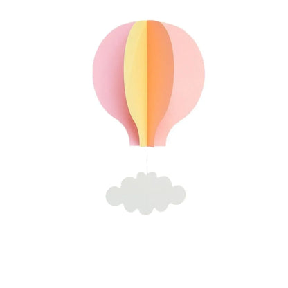 Wedding/birthday Party Decoration Supplies 3D Hanging Decorations Love Hot air Balloons Cloud Display Window Pendants