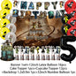 Game L-Little Nightmaresd 3 Birthday Party Decorations Balloons Banner Cake Topper Anime Backdrop Halloween Decor Kids Gifts