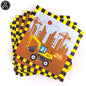 Construction Truck Balloons Excavator Cement Truck Forklift Crane Foil Balloon Kid Boys Birthday Party Construction Theme Decors