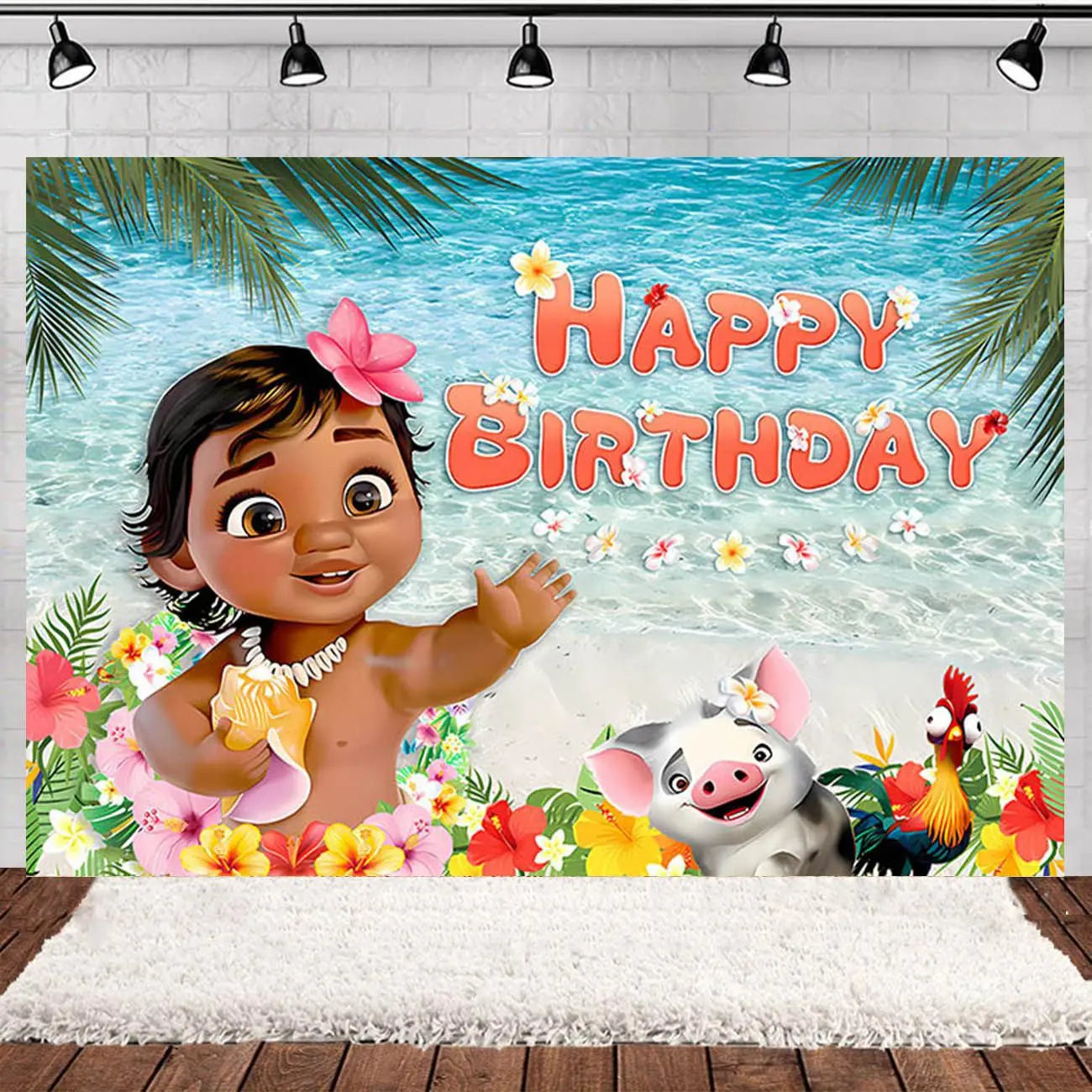 Moana Party Decoration Vaiana Oceania Party Favors Gifts Supplies Backdrop Birthday Decorations Christmas Stocking Fillers