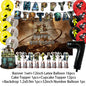 Game L-Little Nightmaresd 3 Birthday Party Decorations Balloons Banner Cake Topper Anime Backdrop Halloween Decor Kids Gifts