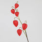 Home Party Wedding Decoration 1 PCS 71 Cm Beautiful Artificial Long Stem Red Lantern Flowers Silk Flowers