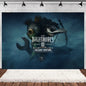 Game L-Little Nightmaresd 3 Birthday Party Decorations Balloons Banner Cake Topper Anime Backdrop Halloween Decor Kids Gifts