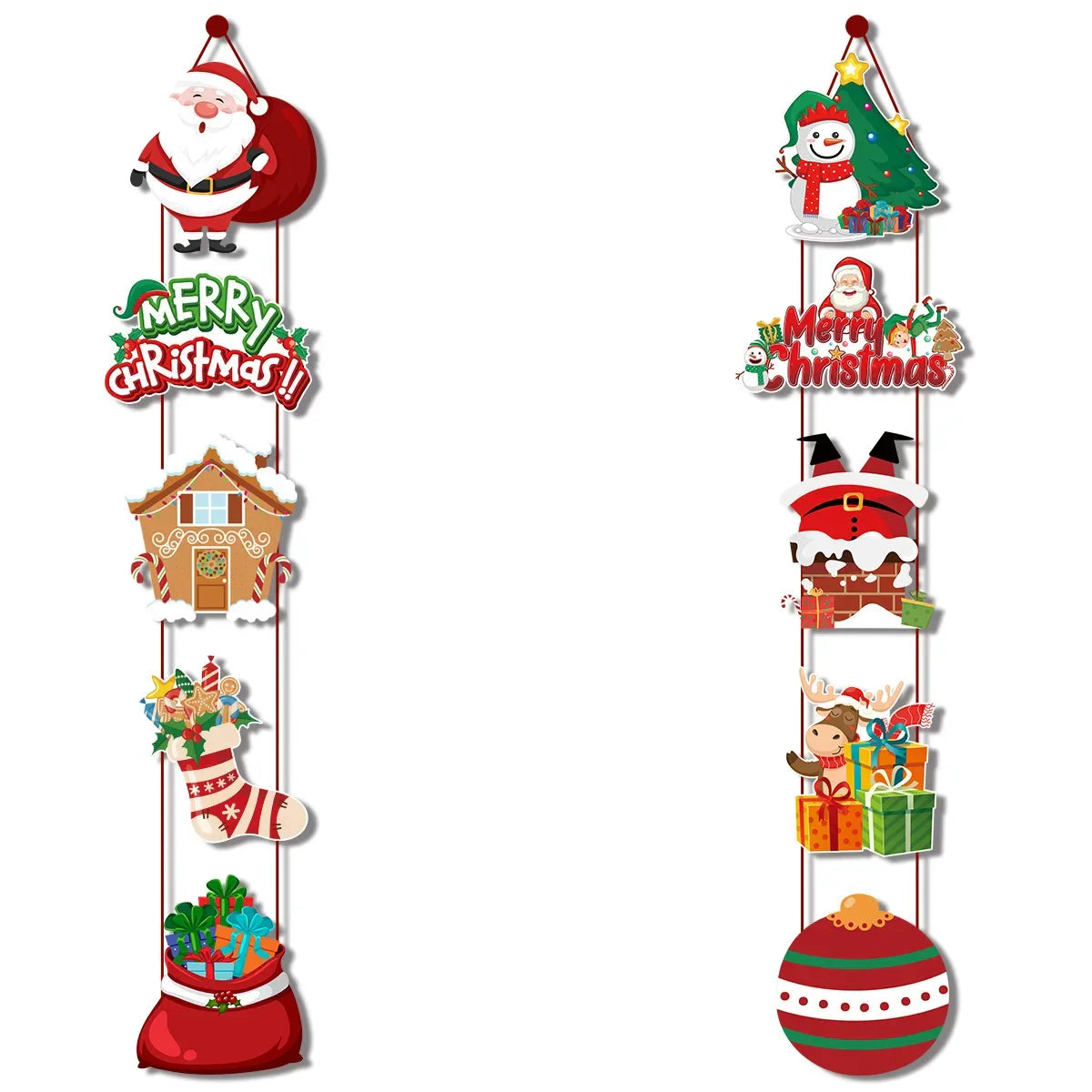 Christmas Decorations 2024 Party Door Hanging Decorations Christmas Senior Door Hanging Banner Hangers Party Supplies