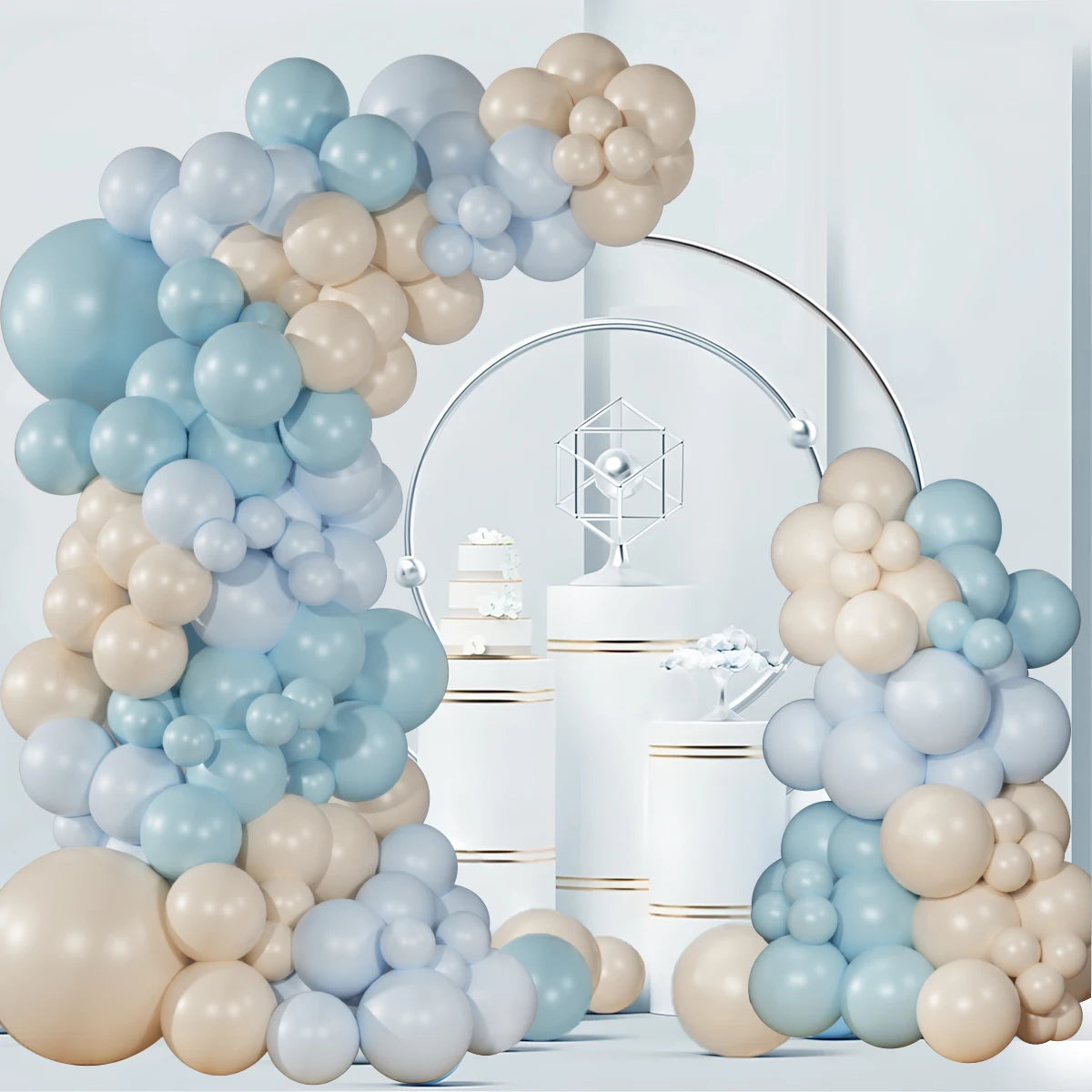 Blue Balloon Garland Arch Kit Happy Birthday Party Decorations Confetti Ballons Baby Shower Baloon Wedding Decor Globos