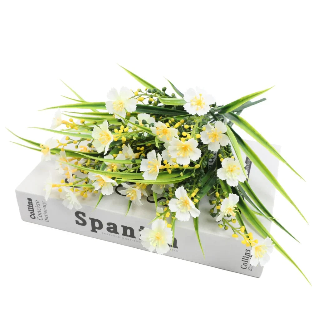 Wedding Decoration Bouquet Artificial Flowers For Home Room Wall Desk Decor Plants Party Ornament Decorate
