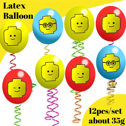 Theme Birthday Party Decorations Cake Topper Birthday CUP PLATE Straw Swirls Stickers  KidsParty Supplies Decor