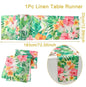 Hawaiian Party Decorations Artificial Flower Garland Summer Tropical Aloha Hawaii Party Supplies Wedding Birthday Flamingo Decor