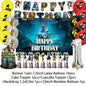 Game L-Little Nightmaresd 3 Birthday Party Decorations Balloons Banner Cake Topper Anime Backdrop Halloween Decor Kids Gifts