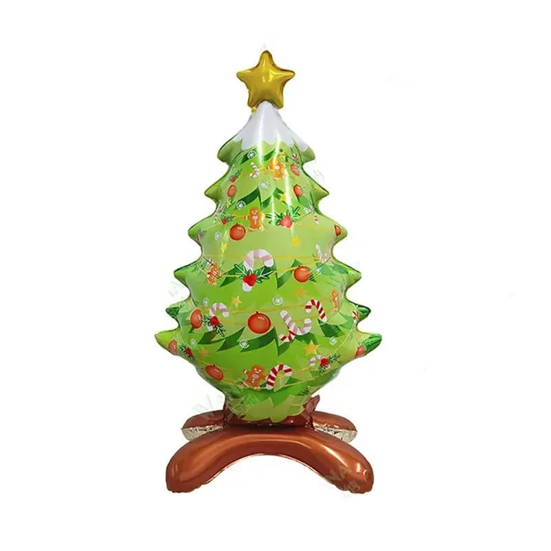 Christmas Decorations 2024 Balloon Santa Claus Snowman Xmas Tree Balloon Christmas Party Home Decor Navidad Natal New Year