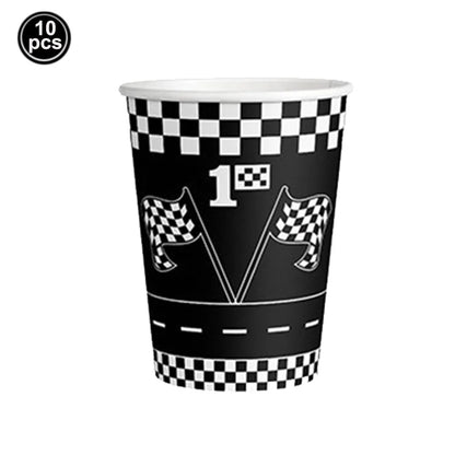 Checkered Race Car Party Tablecloths Black White Checkered Flag Tablecloth Racetrack Tablecover Racing Birthday Party Supplies