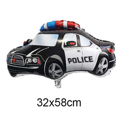 Construction Truck Balloons Excavator Cement Truck Forklift Crane Foil Balloon Kid Boys Birthday Party Construction Theme Decors