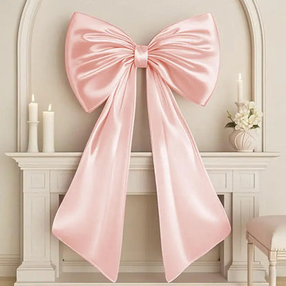 90cm Large Bow Themed Party Decorations Christmas Tree Topper Bow Ribbon for Christmas Wedding Birthday Party Wall Pendant Decor