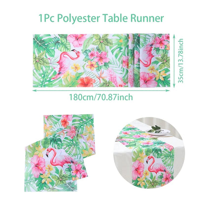 Hawaiian Party Decorations Artificial Flower Garland Summer Tropical Aloha Hawaii Party Supplies Wedding Birthday Flamingo Decor