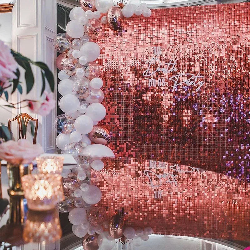 Bachelorette Party Decorations Sequin Backdrop Curtain 2m Tinsel Foil Birthday Curtain Wedding Birthday Party Decorations
