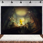 Game L-Little Nightmaresd 3 Birthday Party Decorations Balloons Banner Cake Topper Anime Backdrop Halloween Decor Kids Gifts