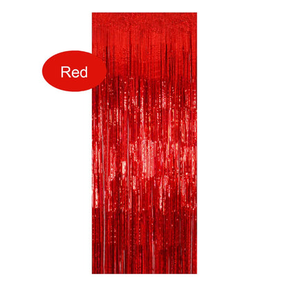 Bachelorette Party Decorations Sequin Backdrop Curtain 2m Tinsel Foil Birthday Curtain Wedding Birthday Party Decorations
