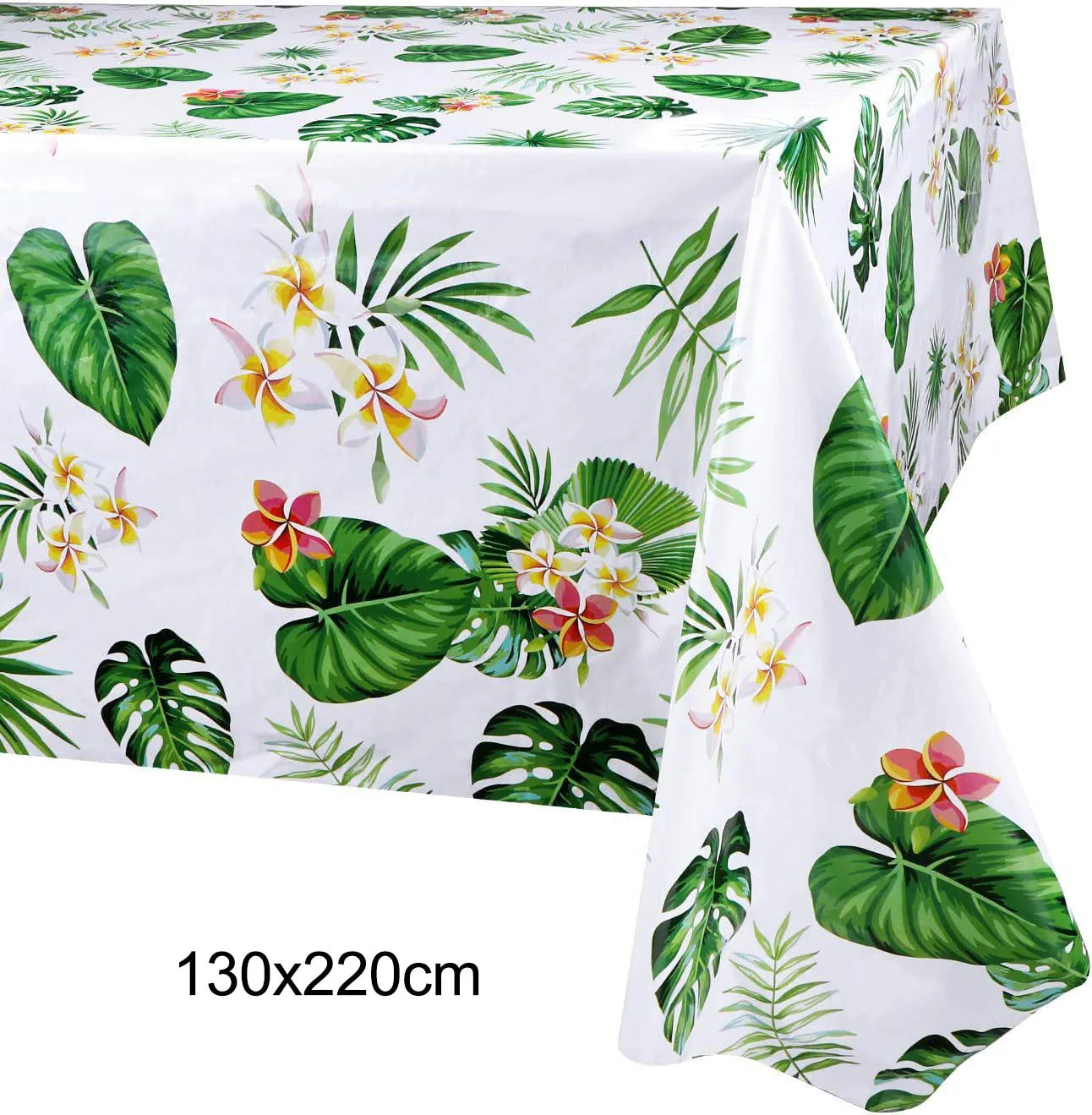 Tropical Party Decorations  Hibiscus Flower Garland Strawberry Cups Luau Grass Table Skirt Summer Beach Hawaiian Party Supplies
