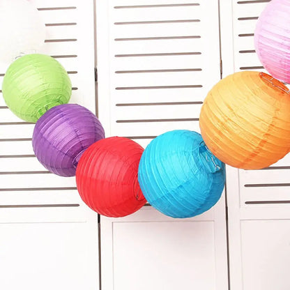 Decoration Wedding Home Decor Party Supplies Paper Lamp Ball Round Paper Lanterns Mid Autumn Festive Lanterns Hanging Lanterns