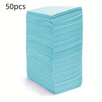 50/110PCS Tattoo Tabletop Cover Disposable Bed Sheet Fabric Waterproof Stain Resistant Cleaning Table Mat