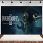 Game L-Little Nightmaresd 3 Birthday Party Decorations Balloons Banner Cake Topper Anime Backdrop Halloween Decor Kids Gifts