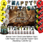 Game L-Little Nightmaresd 3 Birthday Party Decorations Balloons Banner Cake Topper Anime Backdrop Halloween Decor Kids Gifts