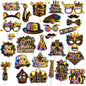 Birthday Party Decoration Photo Props 30 40 50 Birthday Party Glasses Decoration