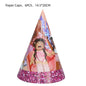 Pink Robloxed Theme Birthday Party Decorations Tableware Set Balloons Cups Plates Banner Backdrop for Girls Baby Shower Supplies