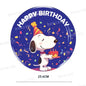 Snoopy Theme Party Decoration Layout Props Disposable Paper Plates Paper Towels Tablecloth Tableware Set Birthday Party Supplies